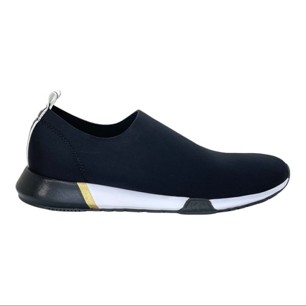 Kenneth Cole Santell Black Neoprene Slip On Sneakers Size 9.5M - Picture 2 of 12